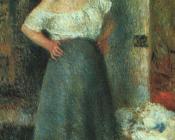 皮埃尔奥古斯特雷诺阿 - The Laundress